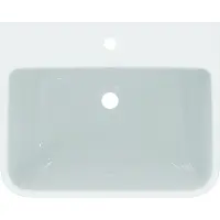 Ideal standard i.Life B - Wastafel 60x48 cm, met overloop, kraangat, wit T460701