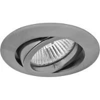 Rutec inbouwspot, ijzer, ALU5537-5, scharnierend, diameter 68mm, zonder borgring, geschikt voor lampen met een fitting van 50mm