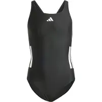 Adidas Sportieve badmode '3-Stripes C-Back Swimsuit' zwart / offwhite