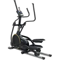 Hop-Sport Crosstrainer HS-250CF Jucon – Elektrisch-Magnetische Roeimachine met 24 kg Vliegwiel, App-Compatibel & Hartslagmeting (Goud)