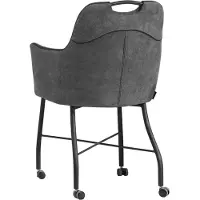 MX Sofa Stoel Floria met wielen - Antraciet