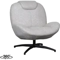 Label51 Clayton Fauteuil - Groen - Geweven - One Size - -