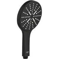 GROHE Rainshower SmartActive 130 Handdouche - 13Ø - 3 straalsoorten - phantom black 22127kf0