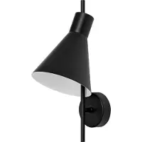 Osram DECOR Tokio Wall wandlamp, zwart, 5W, 420lm, ingebouwde LED module met warm witte lichtkleur (3000K), Japanse stijl, lange levensduur van 30.000 uur, IP20 bescherming
