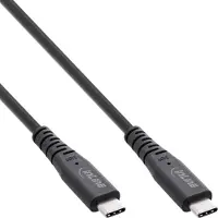 InLine USB-C kabel | USB4 (40Gb/s) | PD 240W | 8K 60Hz | zwart | 1 meter