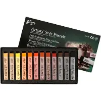 Creativ Company Gallery Gallery Soft Pastel Set 10 Mm X 6,5 Cm Bruin 12stuks