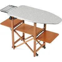 Arredamenti Italia 620 BRAVO -Strijkplank - Strijkstation - Hoogte verstelbaar - 140 x 54 x h 86/92 cmARIT - Il cuore del legno