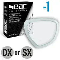 Seac Sub Fox/e Fox Prescription Lens Transparant -1.50