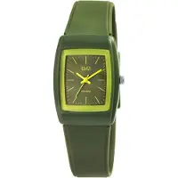 Q&Q -model vp30j016-Dameshorloge-hoog draagcomfort-10 atm waterdicht-geschikt om mee te zwemmen-sporten-kleur groen