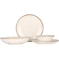 RINART serviesset (medium) - Brunilda - 24-delig - voor 6 personen - porselein