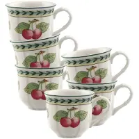 Villeroy & Boch Espressotassen French Garden Fleurence 80 ml Set van 6
