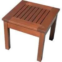 Harms Import M W Bijzettertafel Sonora, lichtbruin, tuintafel van massief hout
