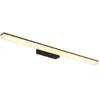 LUCANDE Wandlampe , Lisana, Zwart, Badkamer, Metaal, Modern