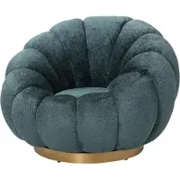 Ptmd - Fauteuil Daisy - Groen - 90x94x64cm