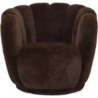 Ptmd - Fauteuil Furia - Bruin - 79x78x69cm