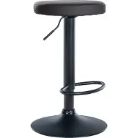 CLP Barkruk Ponte - kunstleer, zwart frame - zwart frame