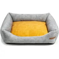 Rexproduct Hondenbed, huisdierbed, hondensofa, hondenmand, hondenkussen, kattenmand, hondenbank, antislip, gerecycled-Softcolor