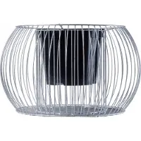 Kadax Schanskorven plantenmand, schanskorf, bloempot voor buiten, bloemen, tuin, terras, ronde plantenbak van verzinkt staal, plantenbak, decoratie, stenen mand, verhoogd bed, weerbestendig (diameter