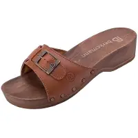 Berkemann -Dames - cognac/caramel - slippers & muiltjes - maat 38.5