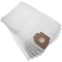 VHBW 10 stuks stofzakken, compatibel met de Kärcher CV 48/2 Professional en CV 48/2 Adv stofzuigers – 26 cm x 21 cm, wit