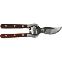 GEKO Bypass snoeischaar - Houten handvat - 200 mm - HCS staal - Precieze snede