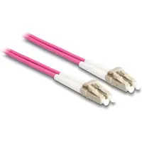 Tragant Fiber Optical Cable with metal armouring LC Duplex to LC Duplex Multi-mode OM4 2 m