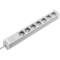 Rittal 7240210 Steckdosenleiste 48,3cm 7fach ohne Schalter 230V/16A
