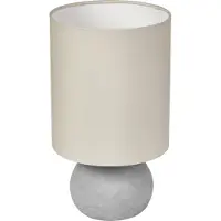 Osram Decor Impact decoratieve tafellamp van beton met E27 fitting, 220 mm, IP20, beige en grijs