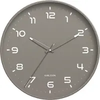 Karlsson Orgullo classic Wandklok | Ø40cm | Dark grijs