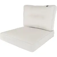 Kopu melan hoogwaardige loungekussen-set zit en rug 60 cm creme