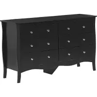 Beliani WINCHESTER - Commode - Zwart - MDF