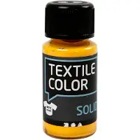 Creativ Company Textile color dekkende textielverf - geel, 50ml