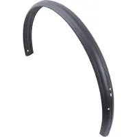 Merkloos Achterspatbord 28 inch tour mat zwart - ZWART