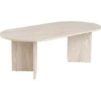 Hoppa! - Salontafel - Travertijn - 108 x 50 x 42 cm (B x D x H)