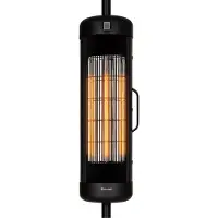 Blumfeldt Heat Guru turbo stralingsverwarming 2000 W IP54 buiteninstallatie aan parasol