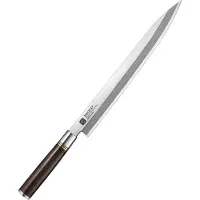 Xinzuo sashimimes 30 cm (SE Series) - sashimi- en sushimes - enkelzijdig geslepen (rechtshandig) - inclusief magnetische houten schede