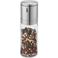 GEFU LAMOLA Zout- en Pepermolen 16,6 cm – Keramisch Maalwerk – RVS/Glas