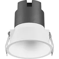 Osram SPOT TWIST inbouwdownlight, wit, 10W, 800lm, 840 WT, 93mm diameter, koud witte lichtkleur, tot 90% energiebesparing t.o.v. halogeen downlights, eenvoudige installatie, 4000K.