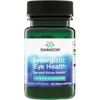 Swanson Health - Synergetische Ooggezondheid Luteïne &amp; Zeaxanthine - 60 Zachte Capsules