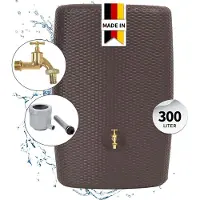 Graf GARANTIA SUNDA complete-set 300 L mocca incl. messing-aftapkraan en regenpijpaansluiting