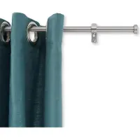 Acaza Uitschuifbare Gordijnroede voor Gordijn - Aanpasbare Gordijnrail - Stang van 90-170 cm - Zilver