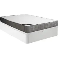 Vente-unique Set 160 x 200 cm bedbodem met opbergruimte + matras van schuim met vormgeheugen met 11 zones, dikte 22 cm - DANEVO van YSMÉE