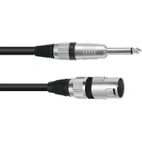 Omnitronic 3022519D XLR-adapterkabel [1x XLR-connector, 3-polig]