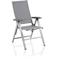 Kettler Cirrus Silver-Line multifunctionele stoel van aluminium/outdoorstof