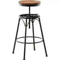 CLP Beam Barkruk - Verstelbaar - Voetsteun - Hout - bronzen