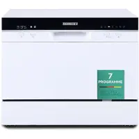 Heinrich´s HTG 8840 mini vaatwasser - 7 programma's - gebruik slechts 6,5 liter per cyclus - wit