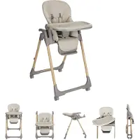 Kikkaboo Olive Highchair Beige Kinderen