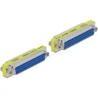 DeLOCK Adapter, D-Sub 50-pins, vrouwelijk naar vrouwelijk, D-Sub 50-pins, D-Sub 50-pins, zilver