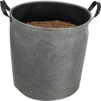 Eda Plastiques vilttas voor pellets, 60 liter, donkergrijs