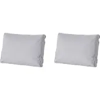 Madison lounge profi-line manchester light grey ca. 43x73 cm set van 2